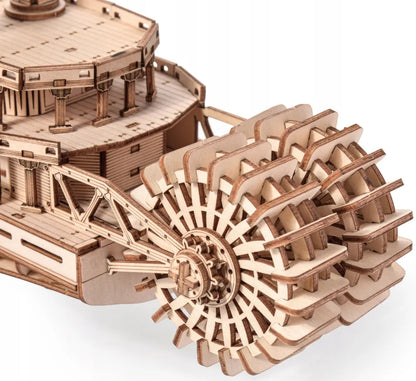 „Little Story“ medinė 3D garlaivio dėlionė – garlaivio modelis dovanai
