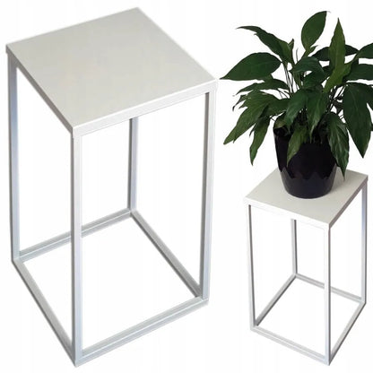 LOFT metalinis gėlių stovas, baltas, 40 cm