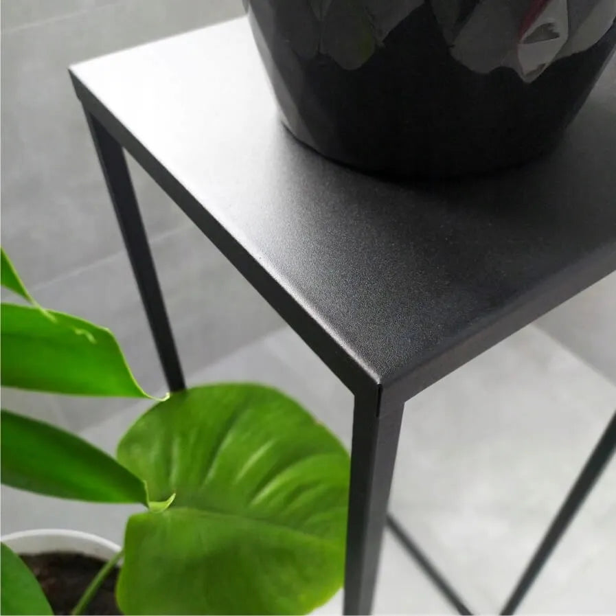 LOFT metalinis gėlių stovas, juodas, 40 cm