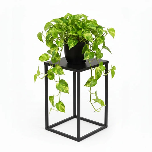 LOFT metalinis gėlių stovas, juodas, 40 cm