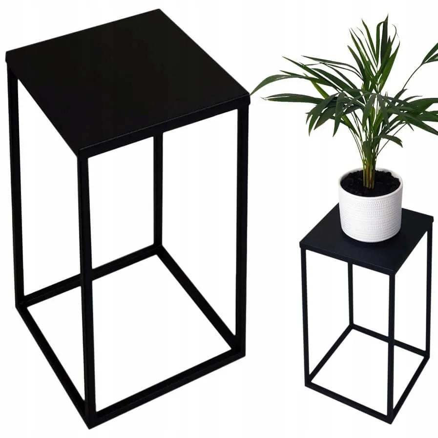 LOFT metalinis gėlių stovas, juodas, 40 cm