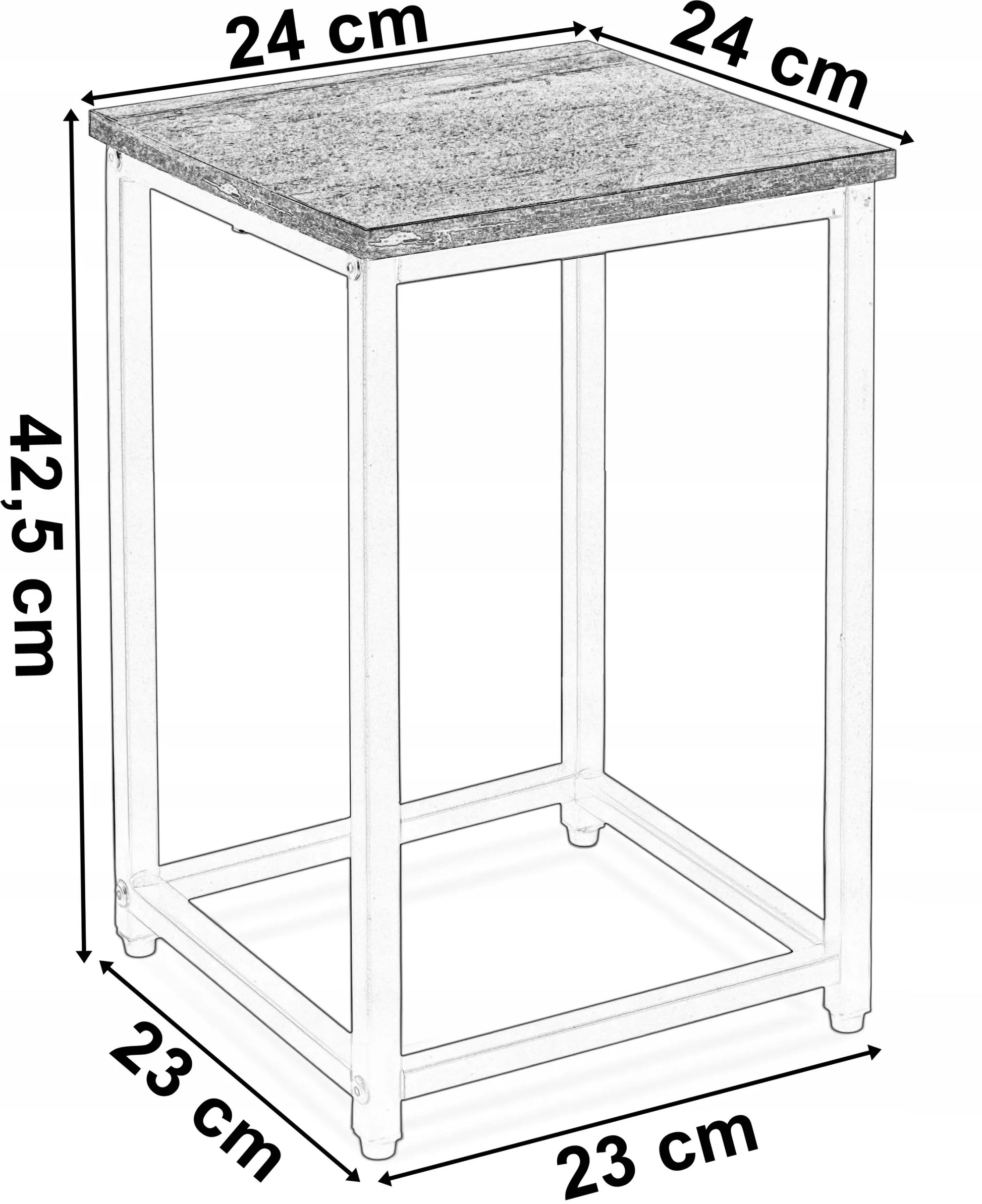Loftinio stiliaus gėlių stovas ARBEN CRAFT 40 cm