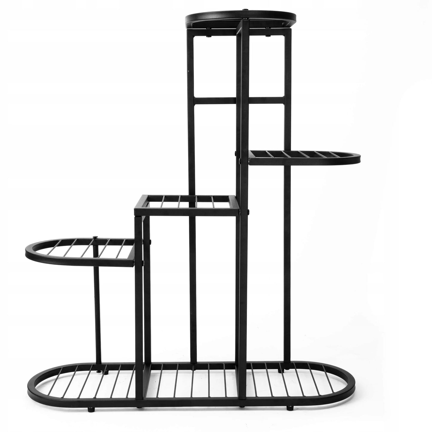 Loftinio stiliaus metalinis gėlių stovas STIGAN, juodas
