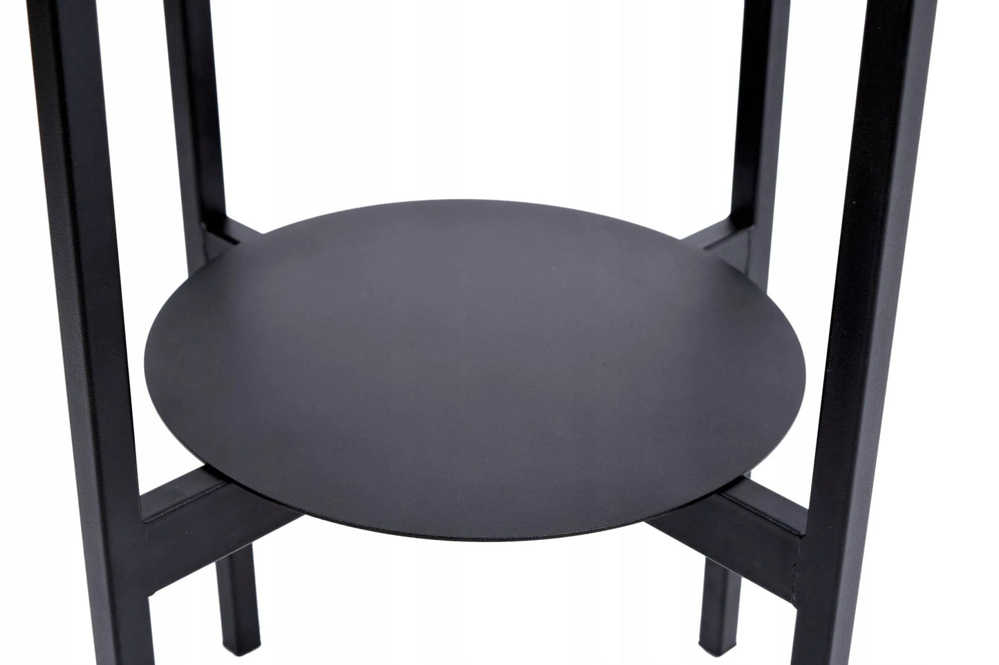 Loftinis pastatomas gėlių stovas Torre, 60 cm, juodas
