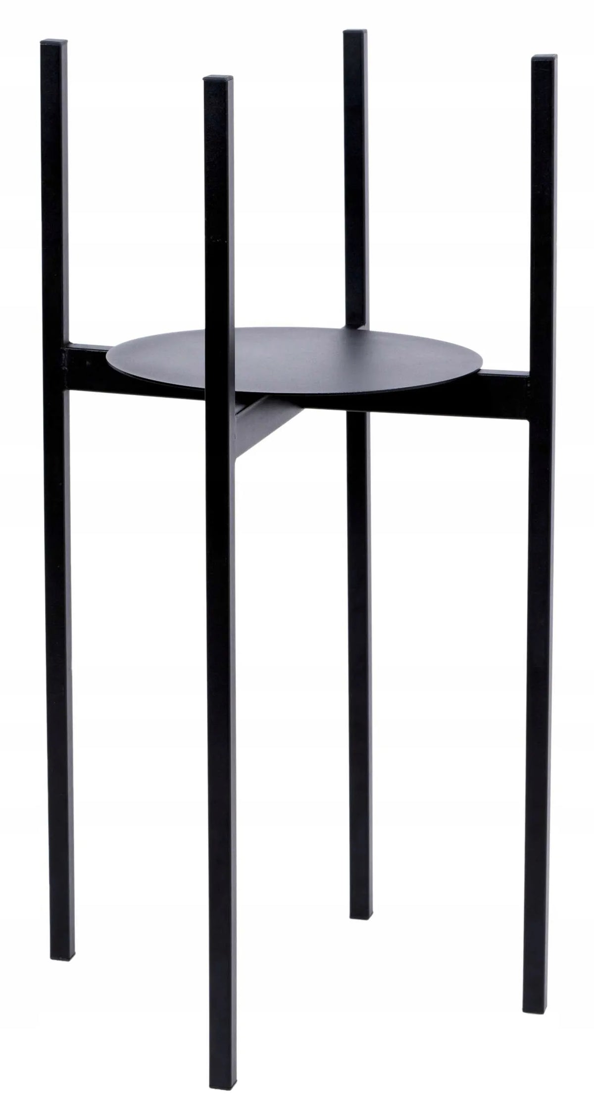 Loftinis pastatomas gėlių stovas Torre, 60 cm, juodas
