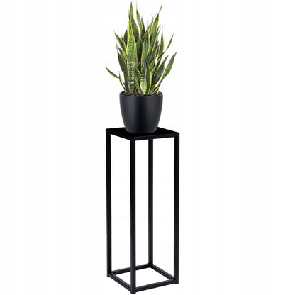 LoftInspired Piatto loft stovas gėlėms, 60 cm, juodas