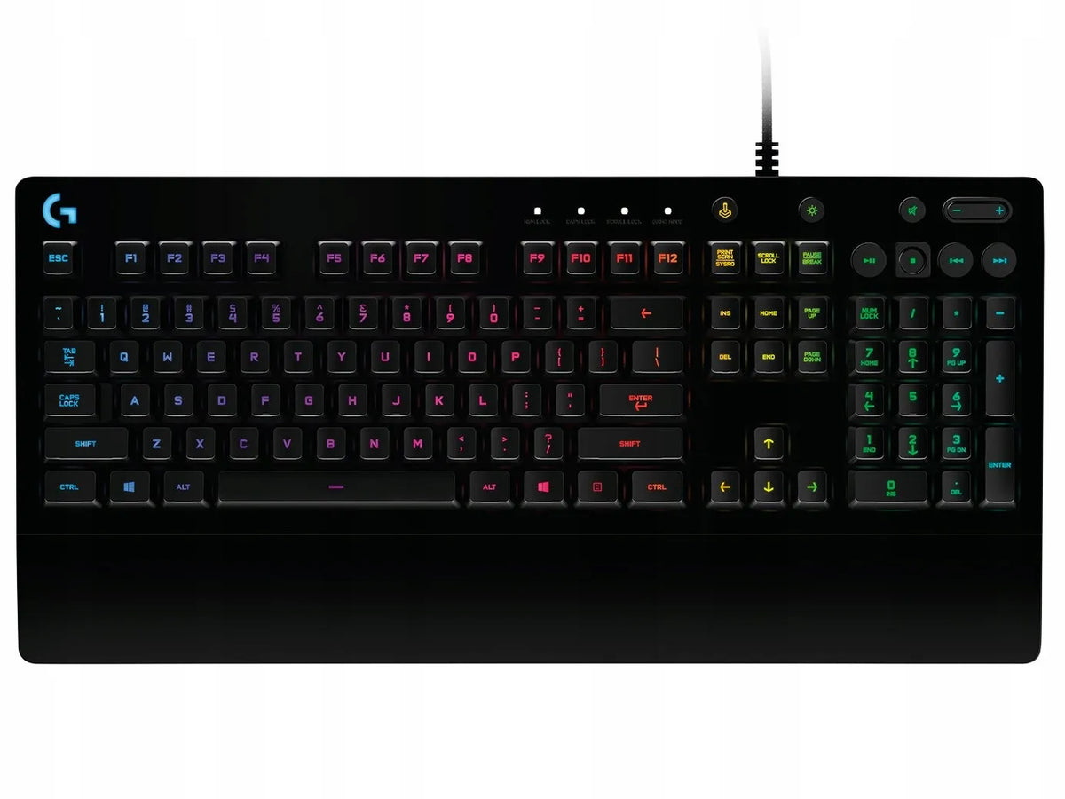 „Logitech Prodigy G213“ klaviatūra, 920-008093, membraninė, USB, US international QWERTY, juoda