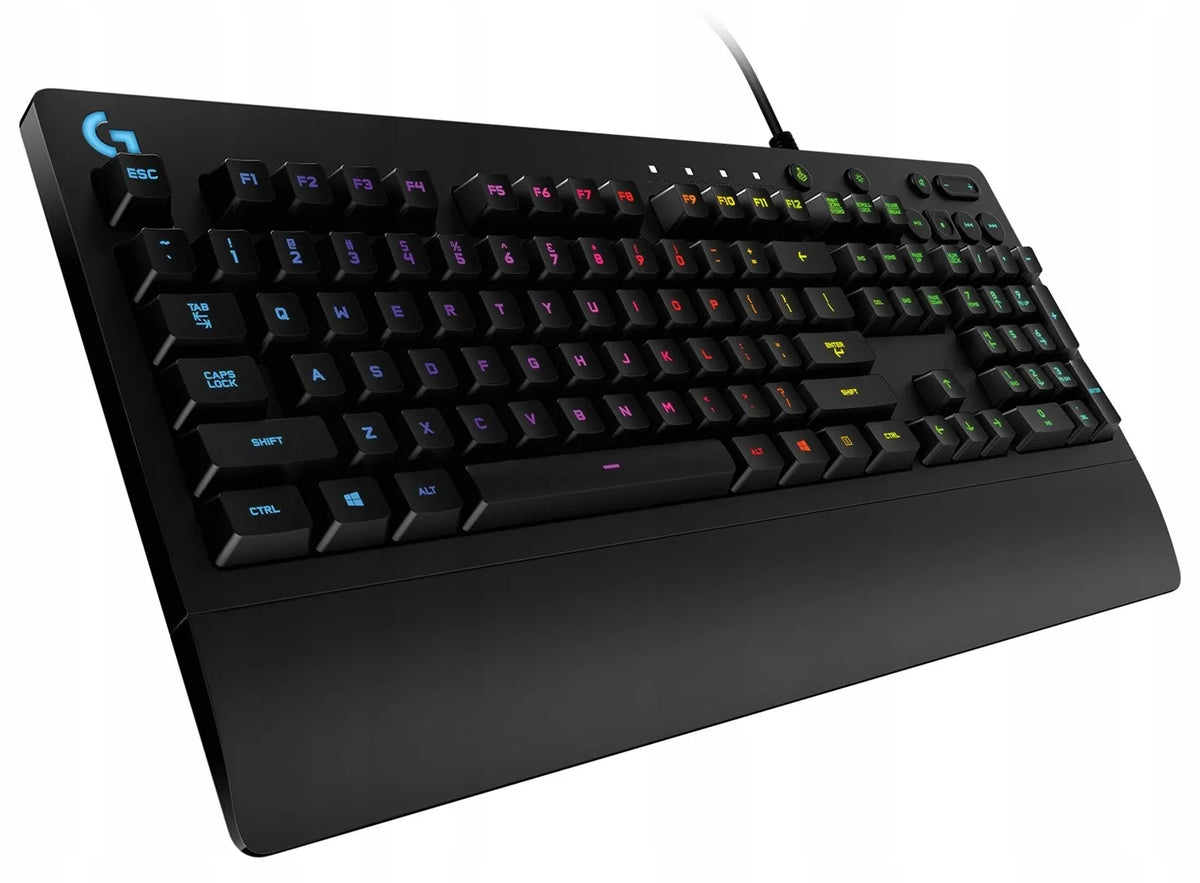 „Logitech Prodigy G213“ klaviatūra, 920-008093, membraninė, USB, US international QWERTY, juoda