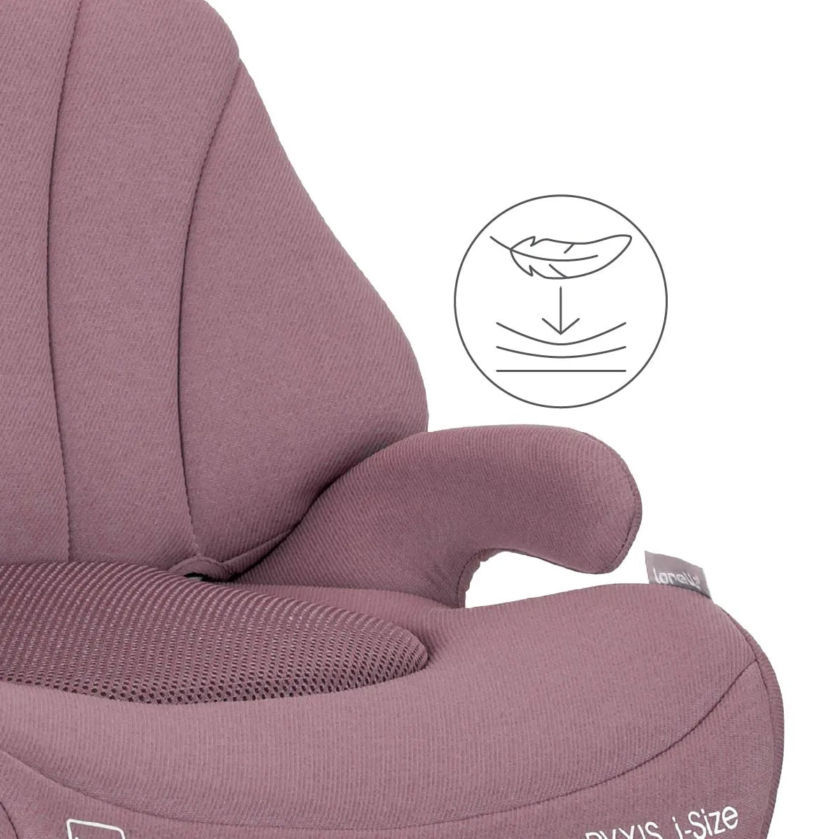 Lorelli automobilinė kėdutė-paaukštinimas su atlošu i-Size 125-150 cm ISOFIX 2in1
