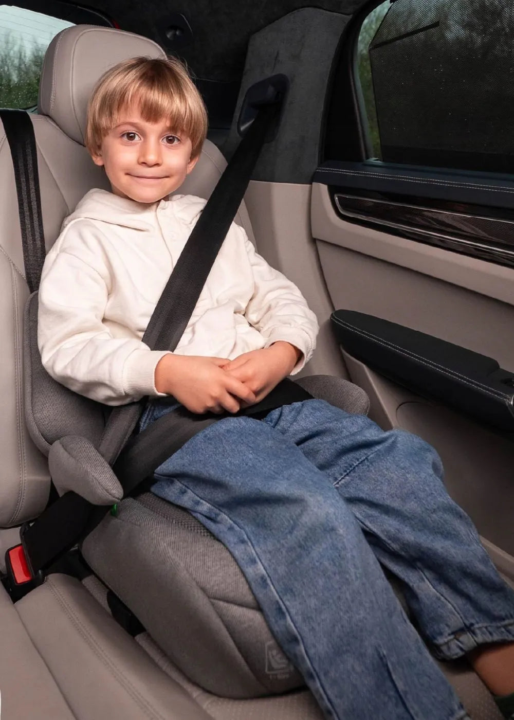 Lorelli automobilinė kėdutė-paaukštinimas su atlošu i-Size 125-150 cm ISOFIX 2in1