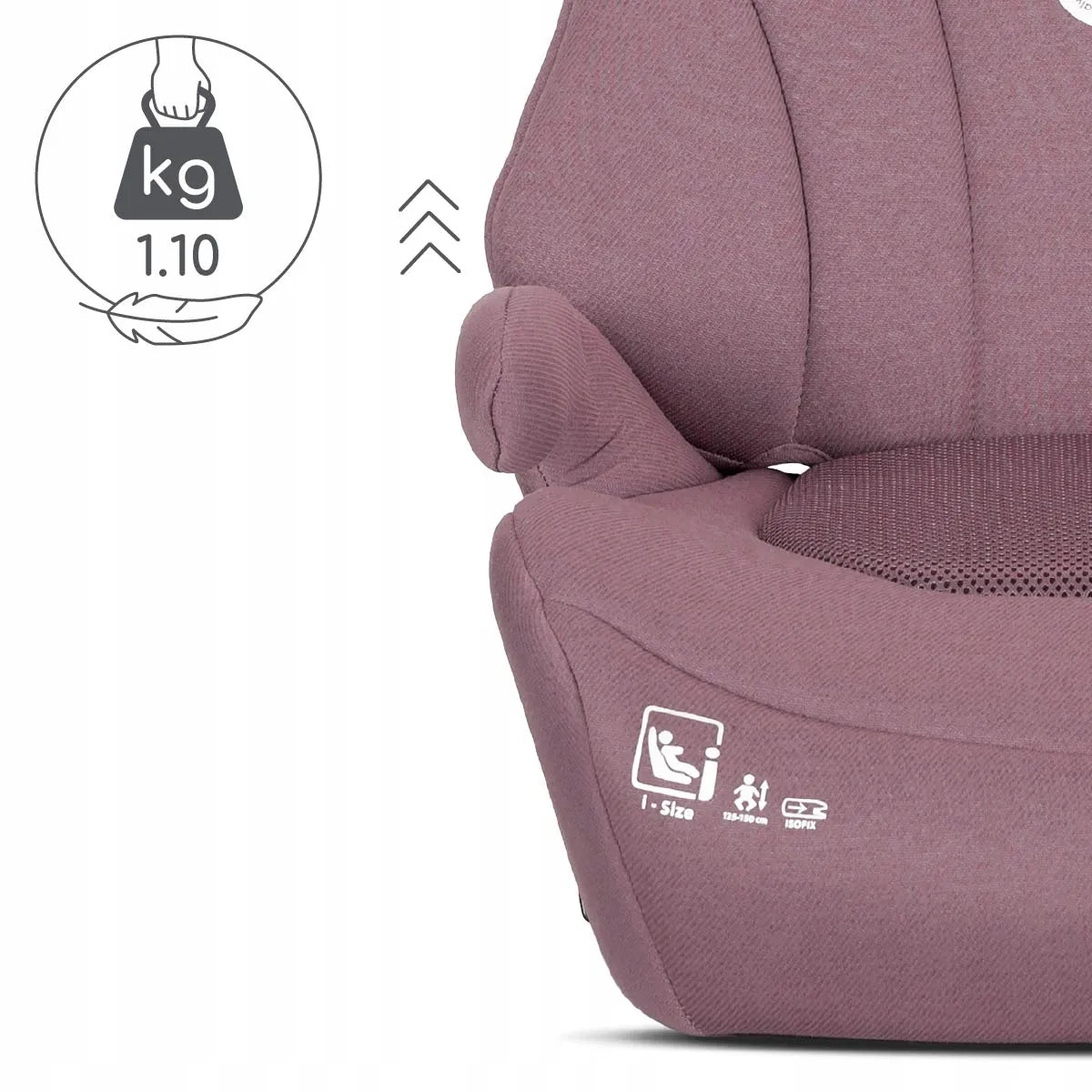 Lorelli automobilinė kėdutė-paaukštinimas su atlošu i-Size 125-150 cm ISOFIX 2in1