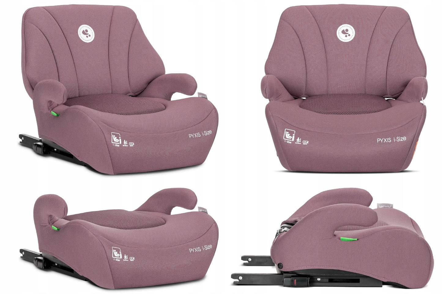 Lorelli automobilinė kėdutė-paaukštinimas su atlošu i-Size 125-150 cm ISOFIX 2in1