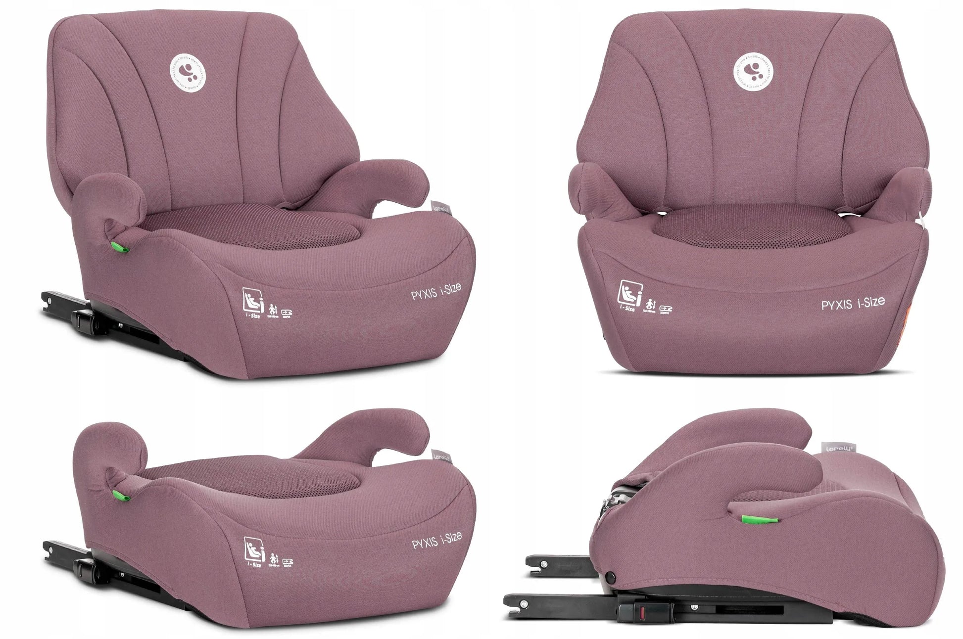 Lorelli automobilinė kėdutė-paaukštinimas su atlošu i-Size 125-150 cm ISOFIX 2in1