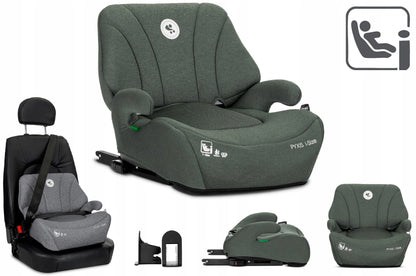 Lorelli Pyxis i-Size 125-150 cm automobilinė kėdutė su ISOFIX jungtimi, 2-in-1 paaukštinta kėdutė