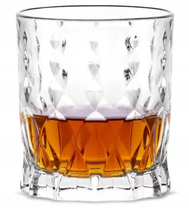 LUXITO Braid viskio ir gėrimų taurės, 300 ml, 6 vnt., rinkinys dovanai