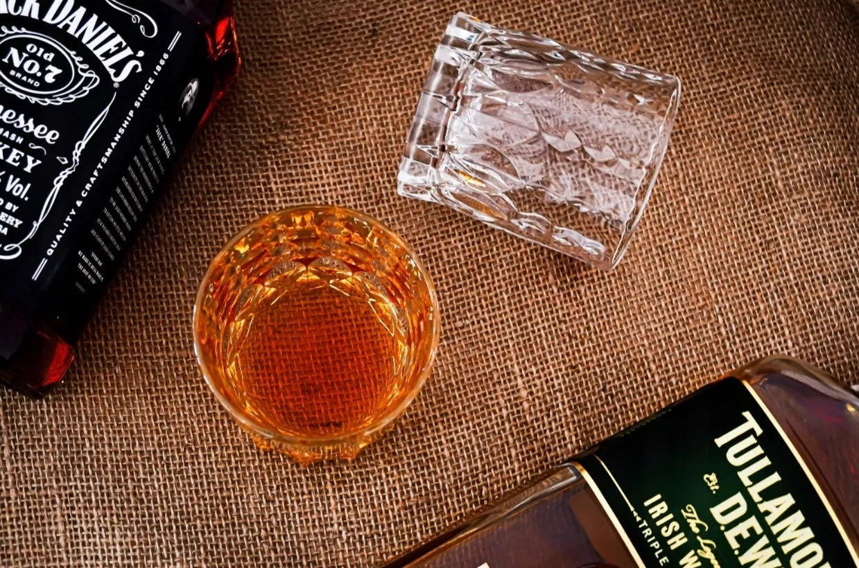 LUXITO Braid viskio ir gėrimų taurės, 300 ml, 6 vnt., rinkinys dovanai