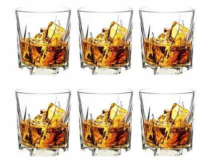 LUXITO HARRY stiklinės viskiui ir gėrimams 330 ml, 6 vnt. rinkinys