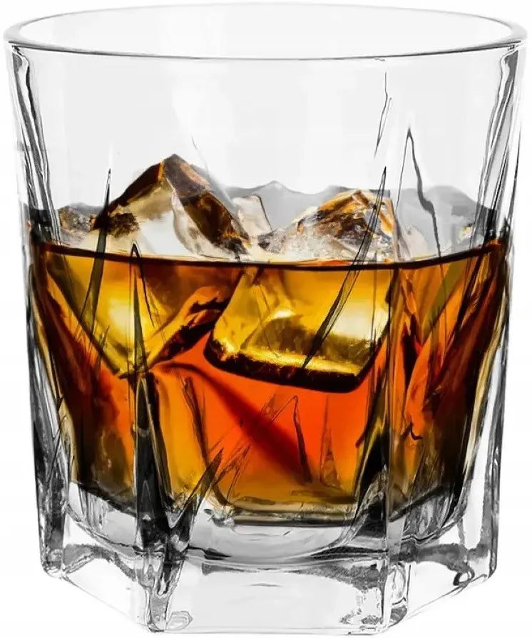 LUXITO HARRY stiklinės viskiui ir gėrimams 330 ml, 6 vnt. rinkinys