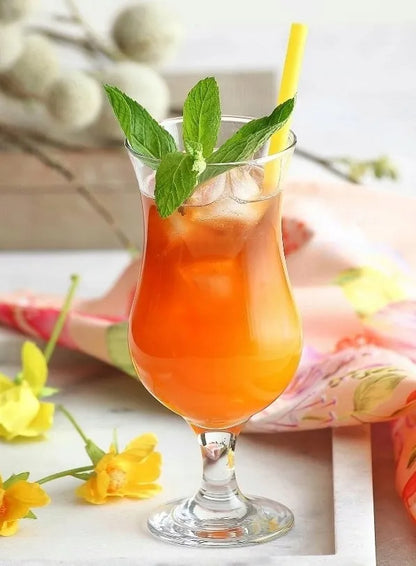 LUXITO HAVANA 390ml kokteilių, gėrimų ir alaus taurės su kojele, 6 vnt. rinkinys