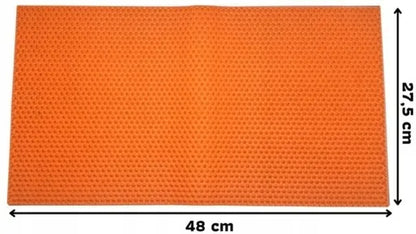 LYAPKO didelis masažinis kilimėlis su 7,0 mm adatomis, oranžinis