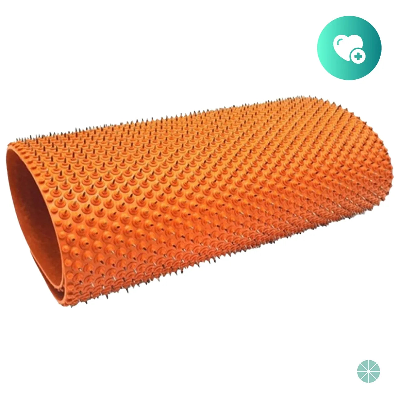 LYAPKO didelis masažinis kilimėlis su 7,0 mm adatomis, oranžinis