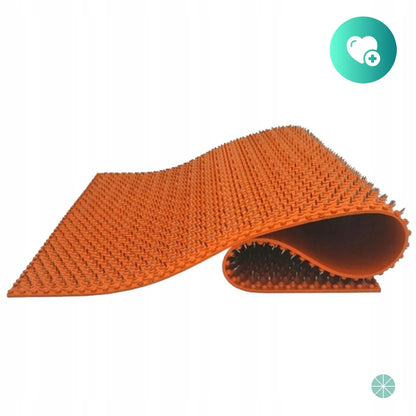 LYAPKO didelis masažinis kilimėlis su 7,0 mm adatomis, oranžinis