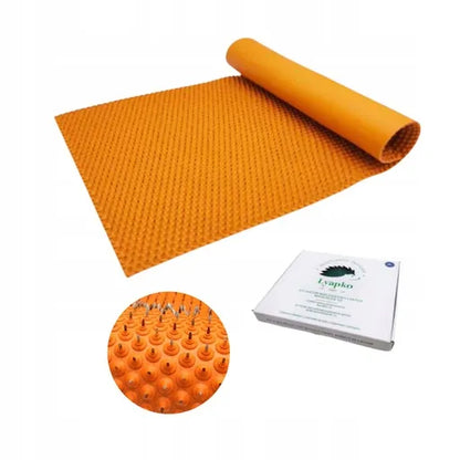 LYAPKO didelis masažinis kilimėlis su 7,0 mm adatomis, oranžinis