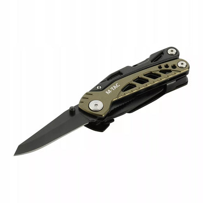 M-TAC daugiafunkcis įrankis MULTITOOL Type 2 Green/Black su dėklu