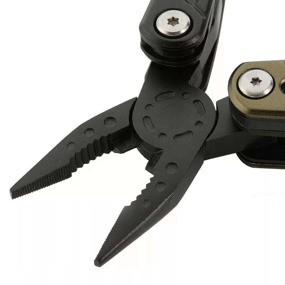 M-TAC daugiafunkcis įrankis MULTITOOL Type 2 Green/Black su dėklu