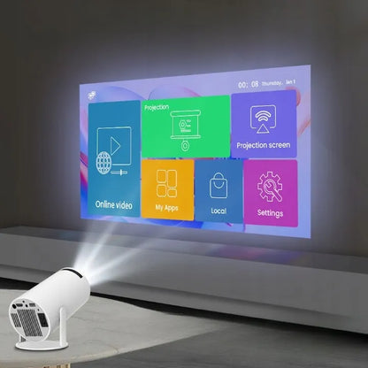 „Magcubic HY300 Pro“ projektorius, 4K, „Android 11“, HIFI 5 W garsiakalbis, „Wi-Fi“, vaikams
