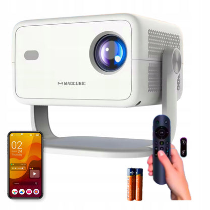 „Magcubic L018“ išmanusis LED projektorius, „Full HD 1080p“, palaiko 4K, „Android“, „Wi-Fi“, „Bluetooth“ garsiakalbis, 2025