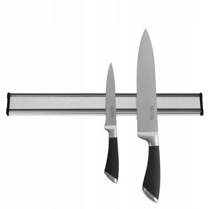 Magnetinė virtuvinė juosta peiliams ir įrankiams, 39 cm, metalinė