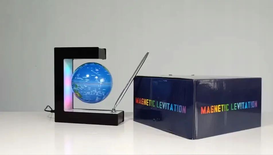 Magnetinis levituojantis gaublys su LED