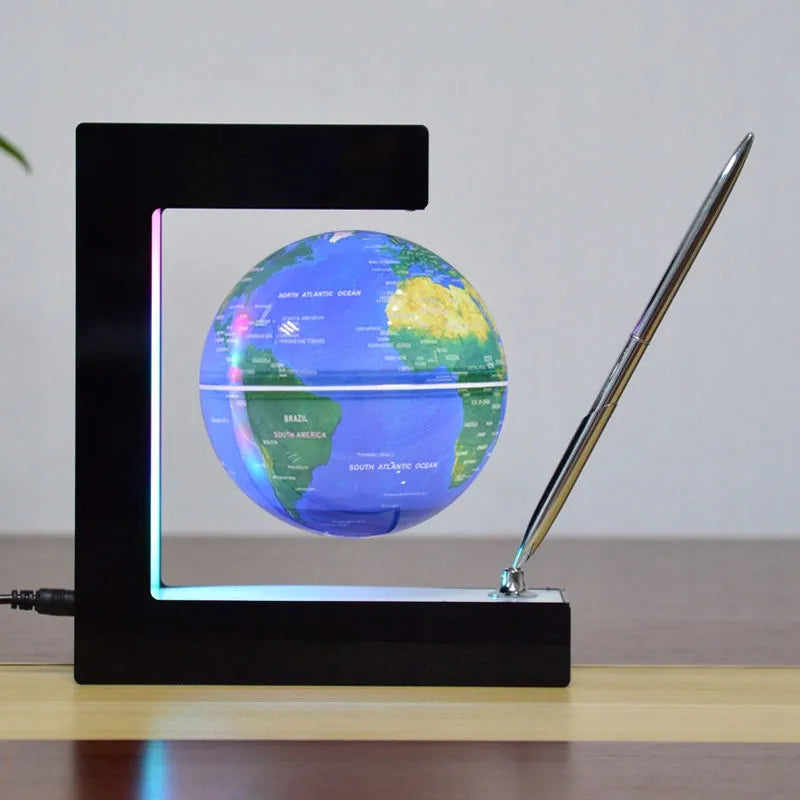 Magnetinis levituojantis gaublys su LED