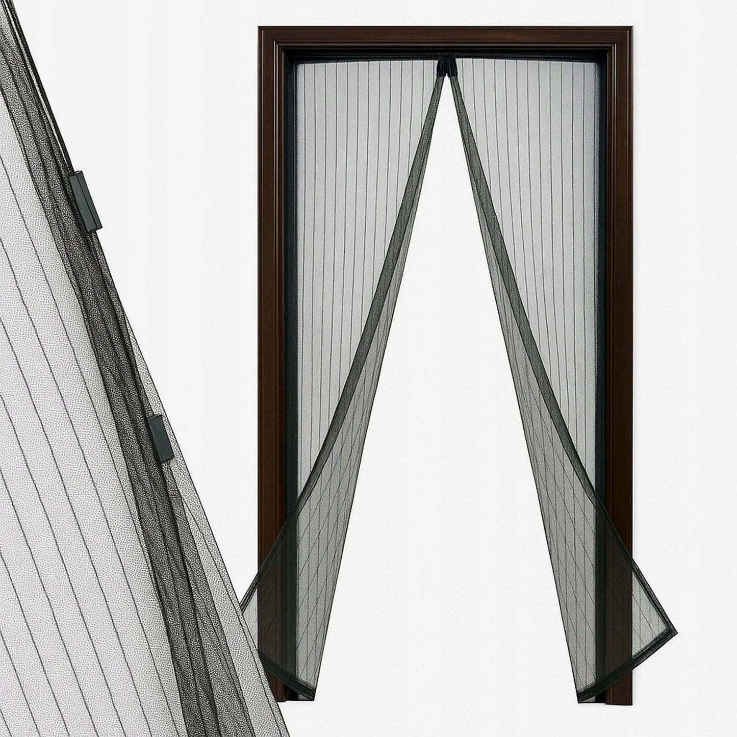 Magnetinis tinklelis nuo vabzdžių durims, savaime užsidarantis tinklelis 210x100