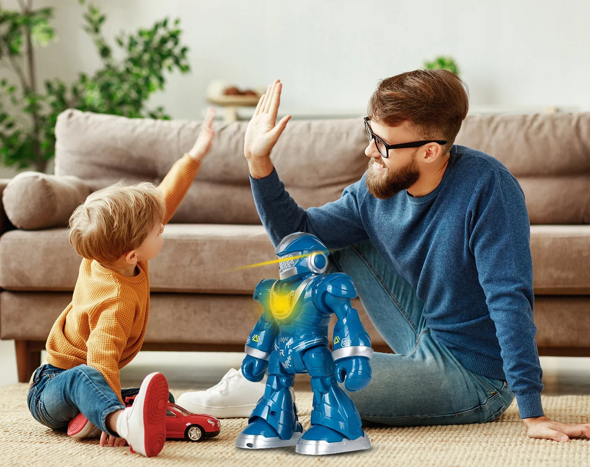 „MalPlay“ nuotoliniu būdu valdomas interaktyvus robotas, šoka, vaikšto ir dainuoja
