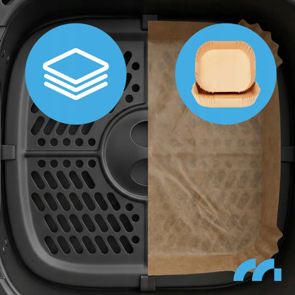 Maltec bekontaktė gruzdintuvė 7L 1800W Air Fryer su langeliu ir priedais