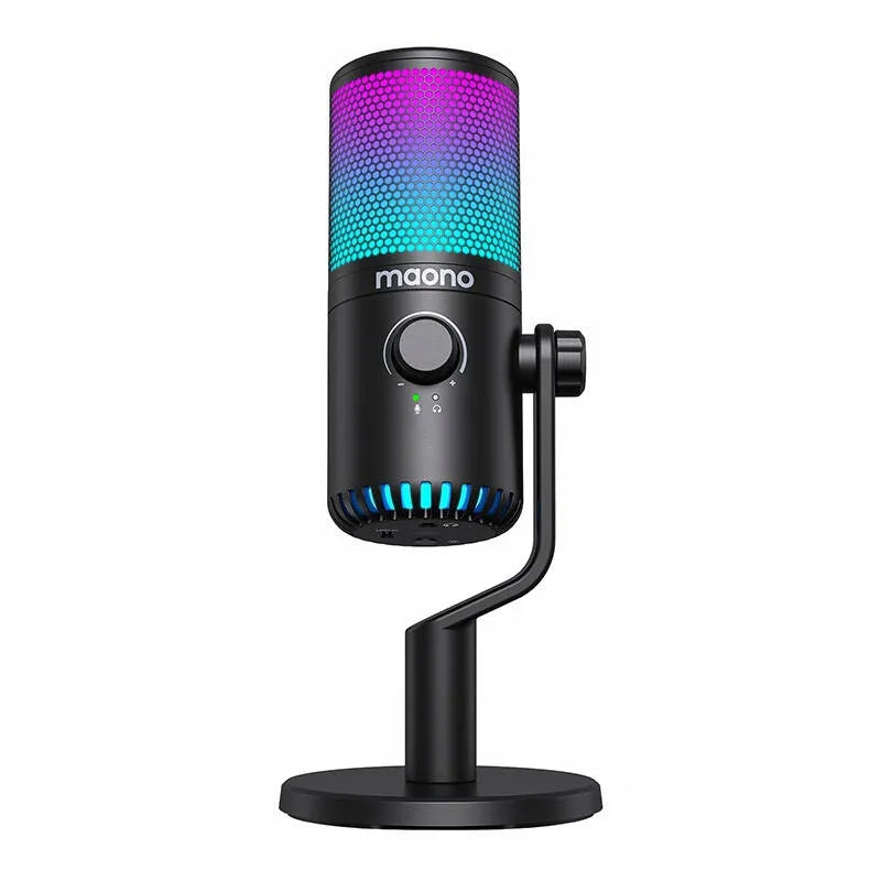 Maono DM30RGB žaidimų mikrofonas kompiuteriui, nešiojamam kompiuteriui, transliacijoms su RGB apšvietimu