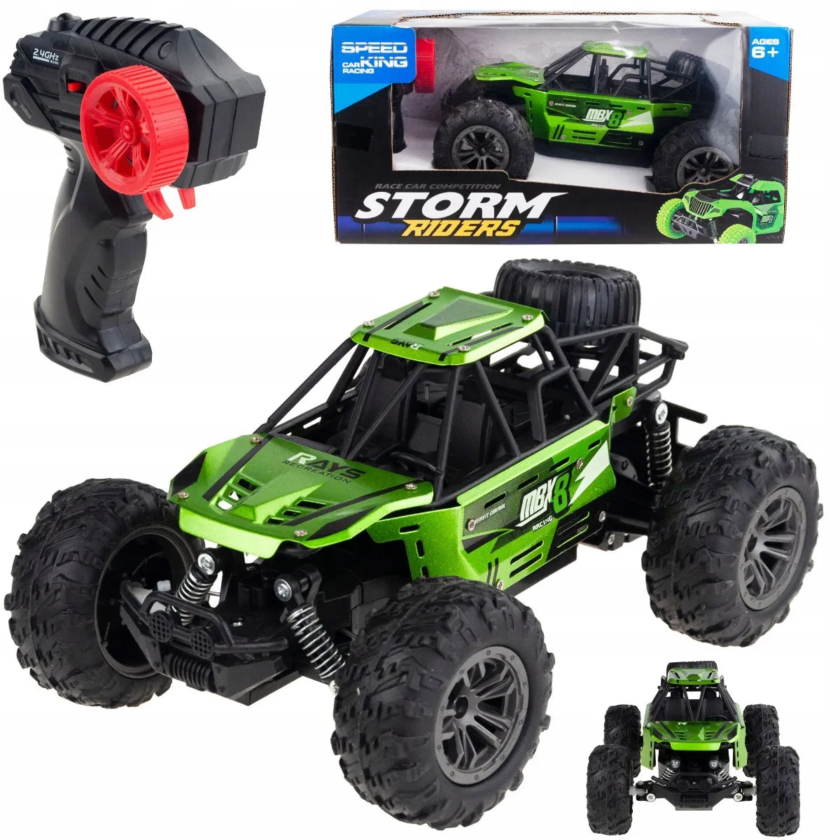 Martom nuotoliniu būdu valdomas RC bekelės automobilis 4x4