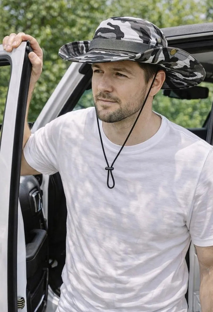 Maskuojanti bucket hat tipo kepurė, kariška, žvejybinė, lengva, vasarinė 3134