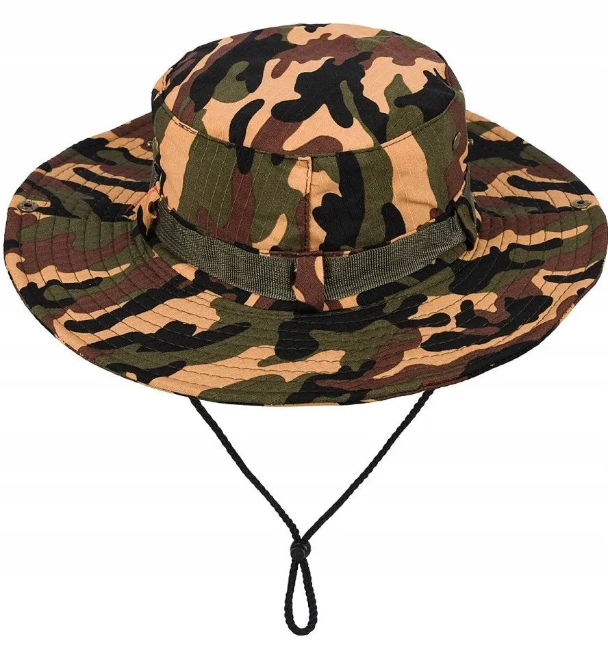 Maskuojanti bucket hat tipo kepurė, kariška, žvejybinė, lengva, vasarinė 3134