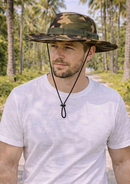 Maskuojanti bucket hat tipo kepurė, kariška, žvejybinė, lengva, vasarinė 3134