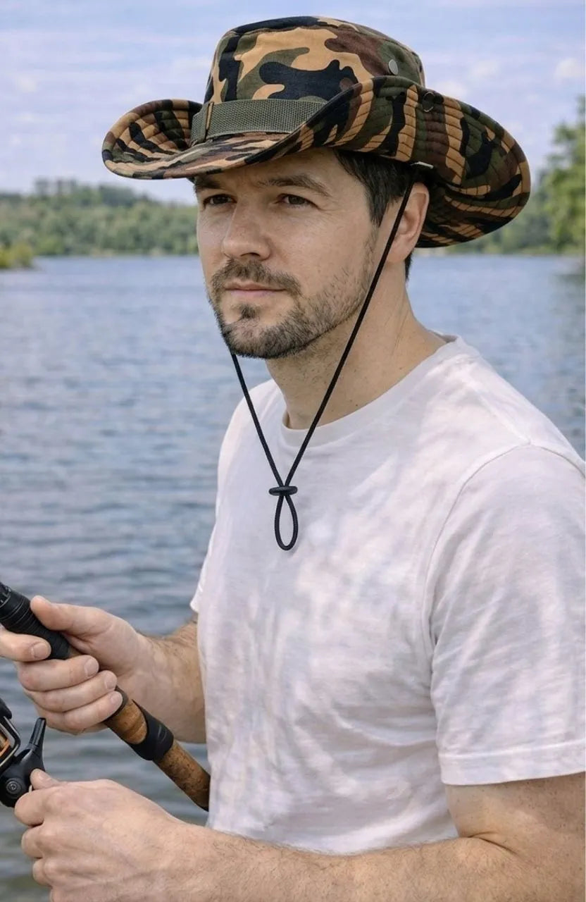 Maskuojanti bucket hat tipo kepurė, kariška, žvejybinė, lengva, vasarinė 3134