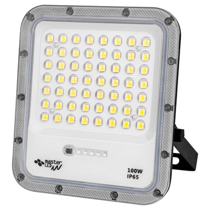Masterled saulės energija maitinamas LED gatvės šviestuvas prožektorius 100W su pulteliu