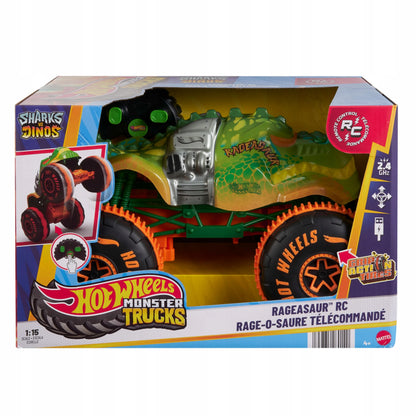 „Mattel Hot Wheels Monster Truck R/C Rageasaur“ 1:15 nuotoliniu būdu valdomas automobilis