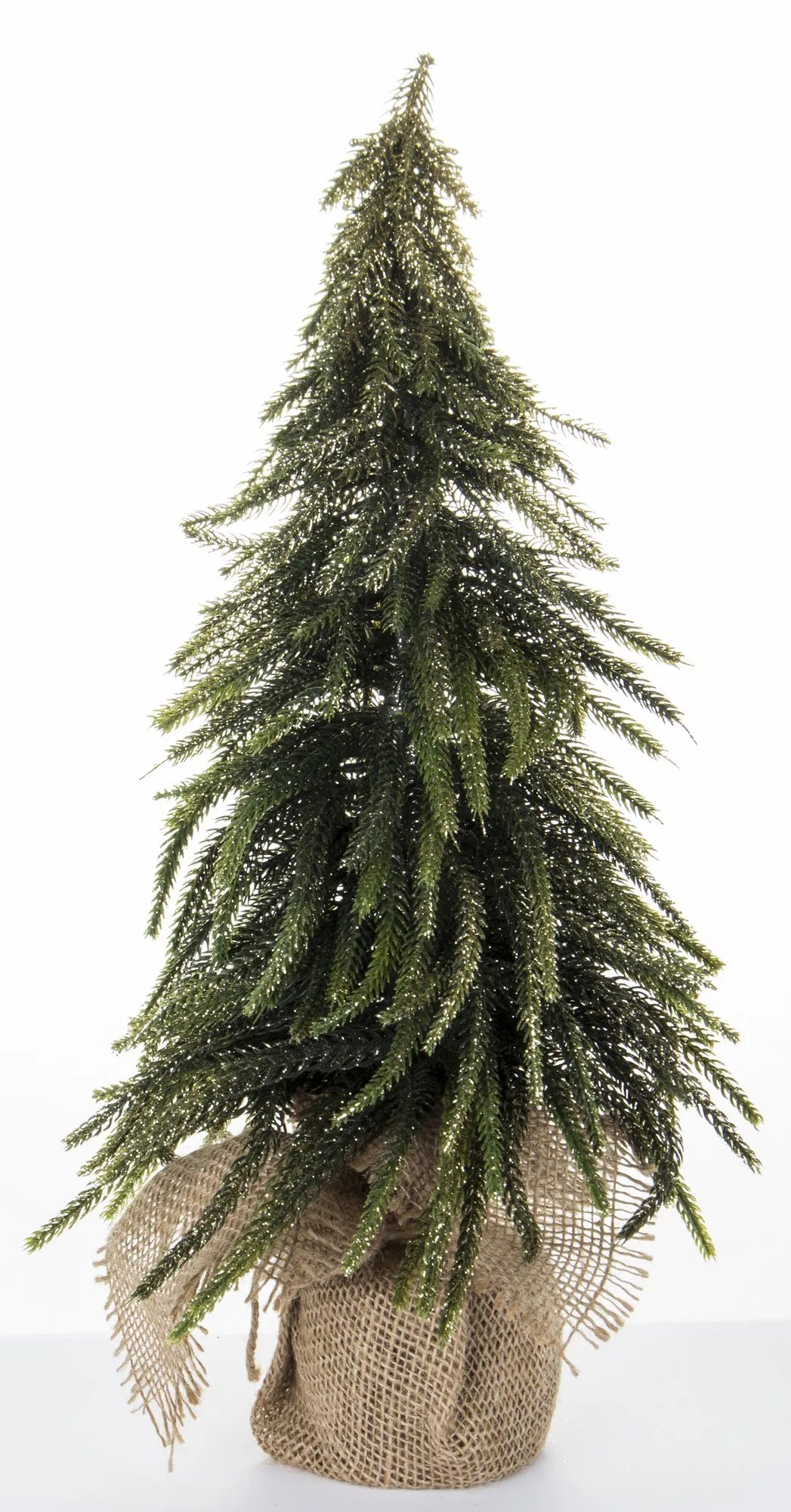 Maža dirbtinė kalėdinė eglutė „Artpol“, aukso spalvos blizgučiais, 44 cm