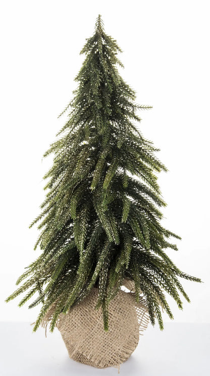 Maža dirbtinė kalėdinė eglutė „Artpol“, aukso spalvos blizgučiais, 44 cm