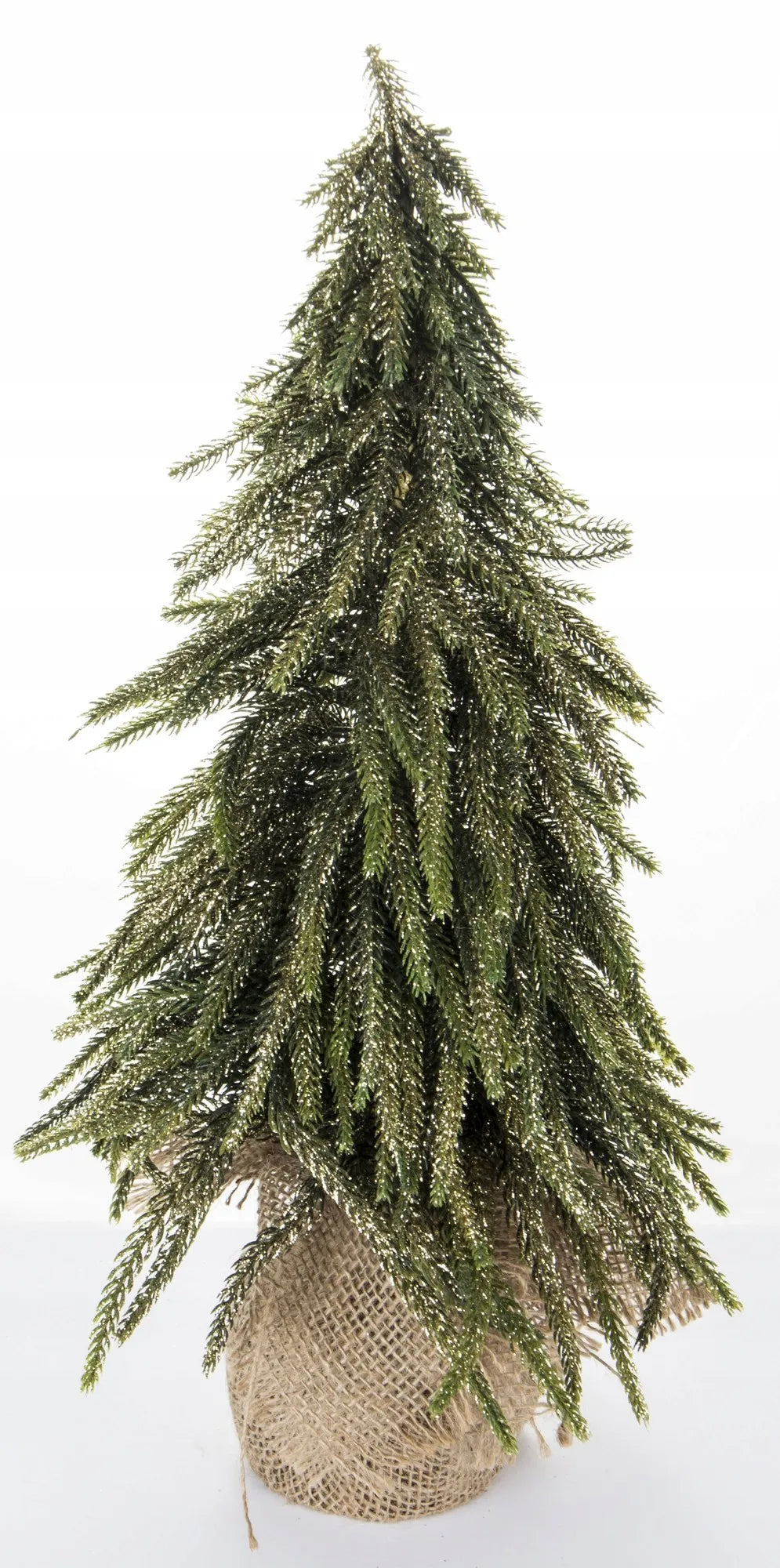 Maža dirbtinė kalėdinė eglutė „Artpol“, aukso spalvos blizgučiais, 44 cm