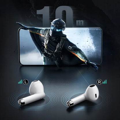 „Mcdodo Earbuds Lite“ belaidės į ausis įstatomos ausinės, „Bluetooth 5.3“, su mikrofonu, baltos