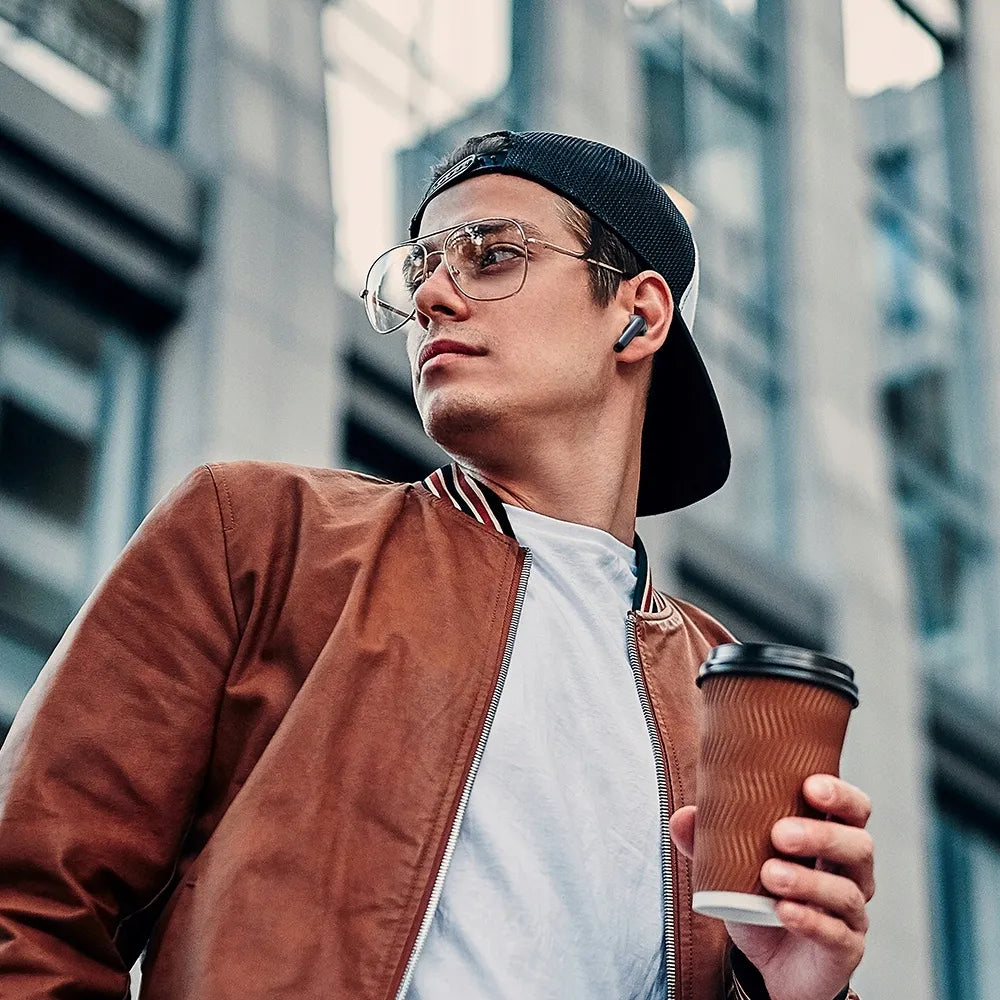 „McDodo N2 Pro“ belaidės į ausis kišamos „Bluetooth“ ausinės su mikrofonu, įkrovimo dėklu ir ANC